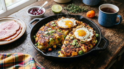 Bubble and Squeak: My Boxing Day Breakfast, Fried Crisp With a Guadeloupe Lift