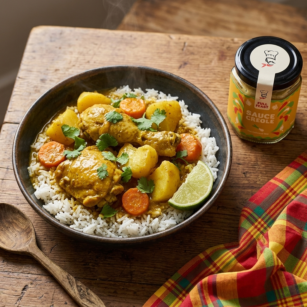 Poulet Colombo: My Mother's Sunday Curry From Guadeloupe
