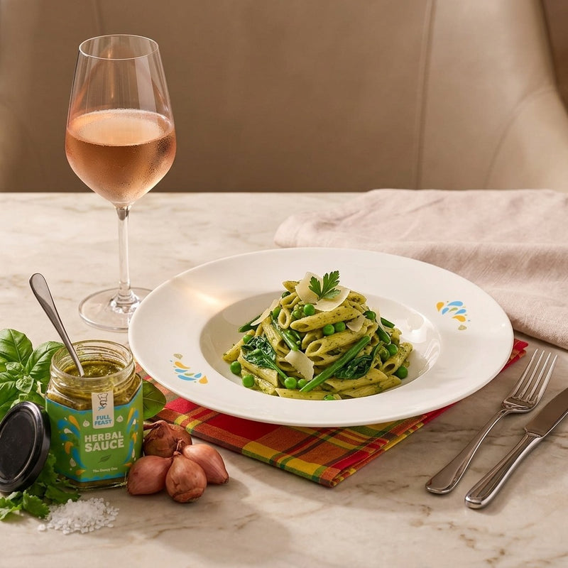 Full Feast Herbal Pasta Primavera: Fresher Than Pesto, Lighter Than Cream