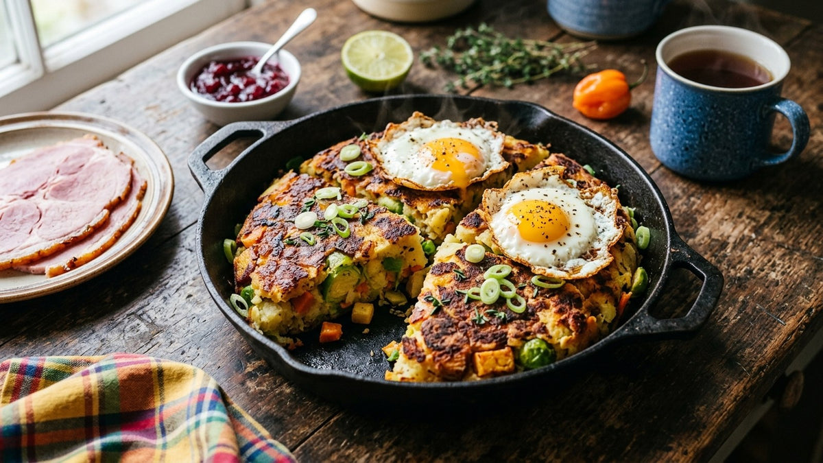 Bubble and Squeak: My Boxing Day Breakfast, Fried Crisp With a Guadeloupe Lift