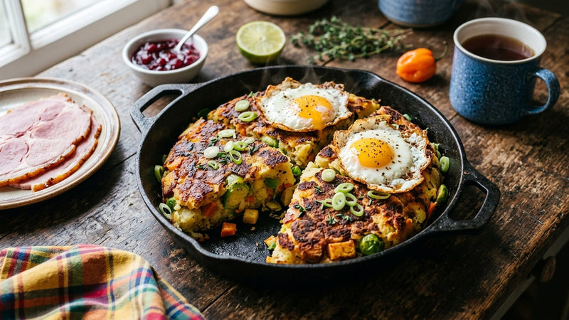Bubble and Squeak: My Boxing Day Breakfast, Fried Crisp With a Guadeloupe Lift