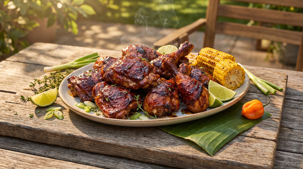 Caribbean BBQ Chicken: Sticky, Smoky, Straight Off the Grill