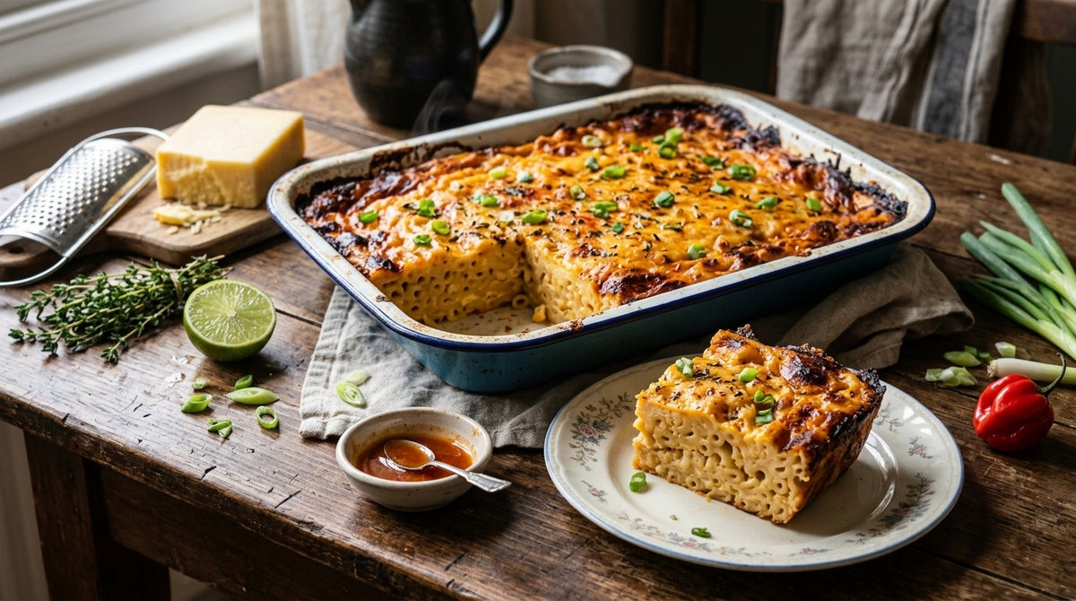 Caribbean Mac and Cheese: The Baked Macaroni Pie at Every Family Celebration