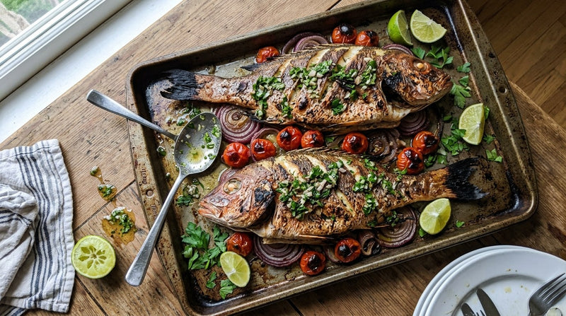 Caribbean Red Snapper: Roasted Whole, the Way My Island Does It