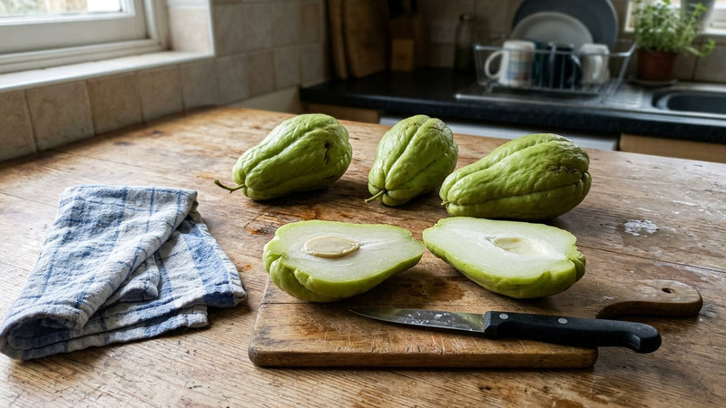 Chayote: The Pale Green Squash Guadeloupe Calls Christophine