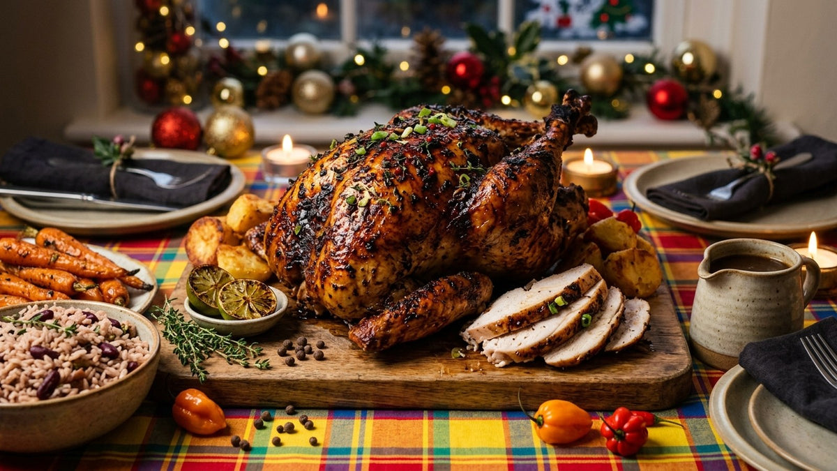 Jerk Turkey: The Christmas Bird, Marinated Overnight and Roasted Golden