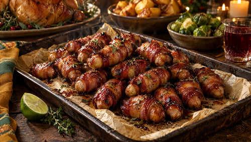 Pigs in Blankets: A Sticky Caribbean Glaze for the Christmas Table