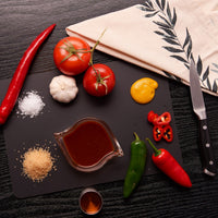 Full Feast Spicy Discovery Trio — hot sauce gift set with three Caribbean sauces — packaging detail
