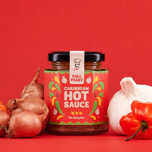 Full Feast caribbean hot sauce in the Spicy Carnival Set