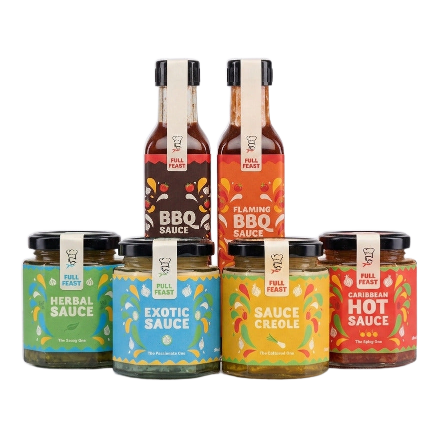 The Complete Feast – Full Caribbean Sauce Set